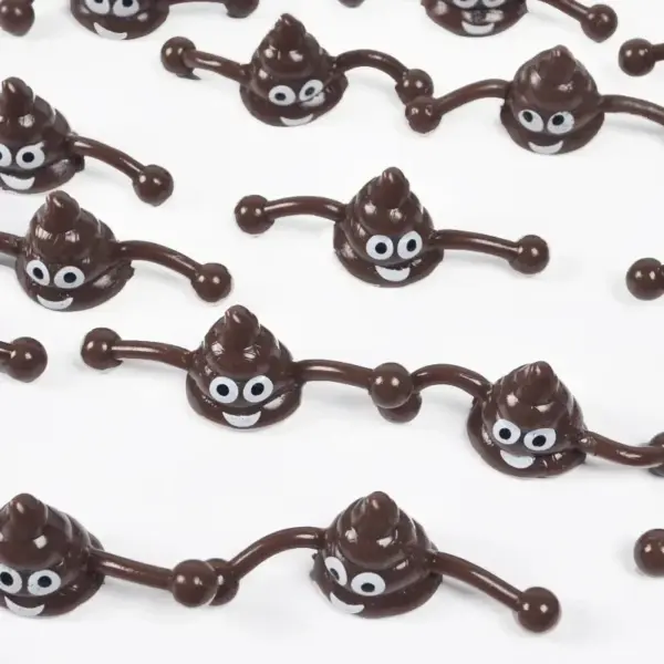 12PC Funny Poo Slingshot Toy Set - Image 4