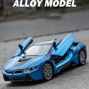 1:32 BMW I8 Diecast Model Car with Lights 10 S7c9f30fb2cb3404ebf439570079e696dM