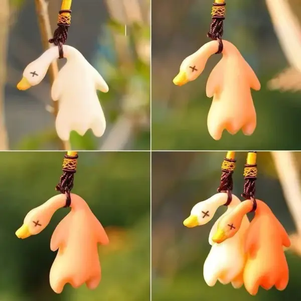 Color-Changing Duck Keychain for Cars and Keys - Image 4