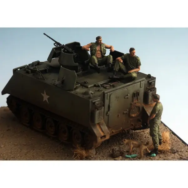 1:72 Resin American Soldiers Vietnam War Scene - Image 2
