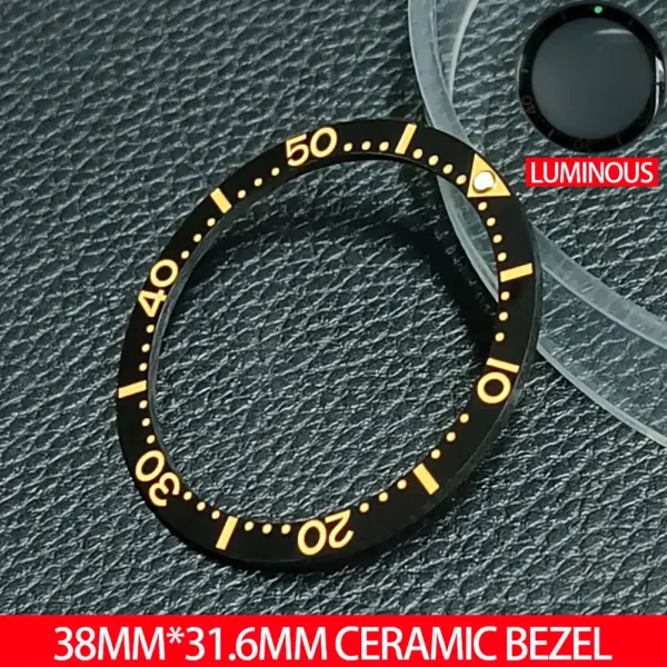 38mm Ceramic Bezel Insert for Dwayne Campbell Watch - Image 20