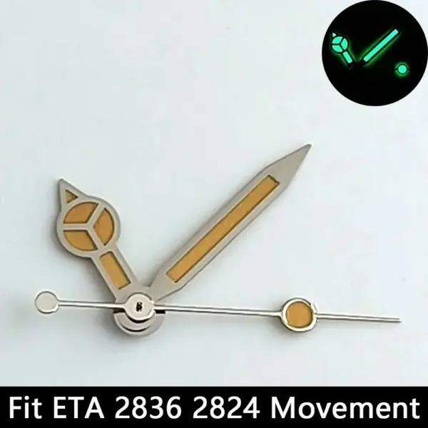 Silver/Gold N H35 Watch Hands for NH35 ETA 286 Movement - Image 50