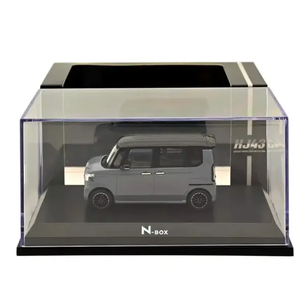 1/43 N-BOX Custom Diecast Model Car Slate Grey - Image 2