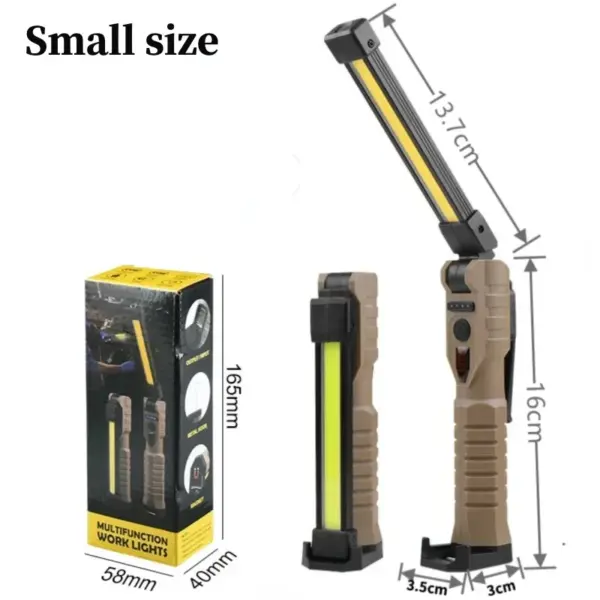Foldable COB XPE LED Work Light with Battery - Image 8