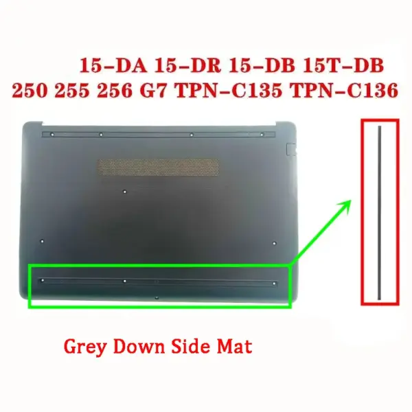 Laptop Bottom Case Rubber Feet for HP 15-DA/DR/DB 250/255/256 G7 - Image 10