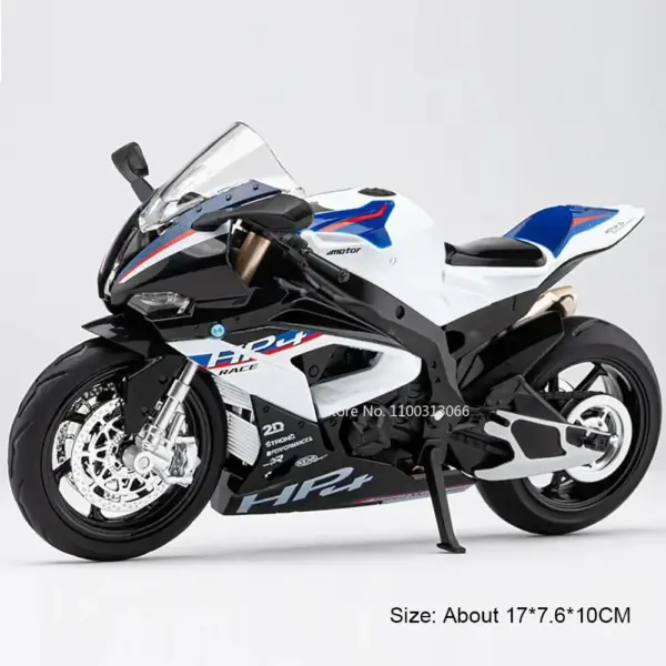 1:12 S1000RR HP4 Diecast Motorcycle Model - Image 8
