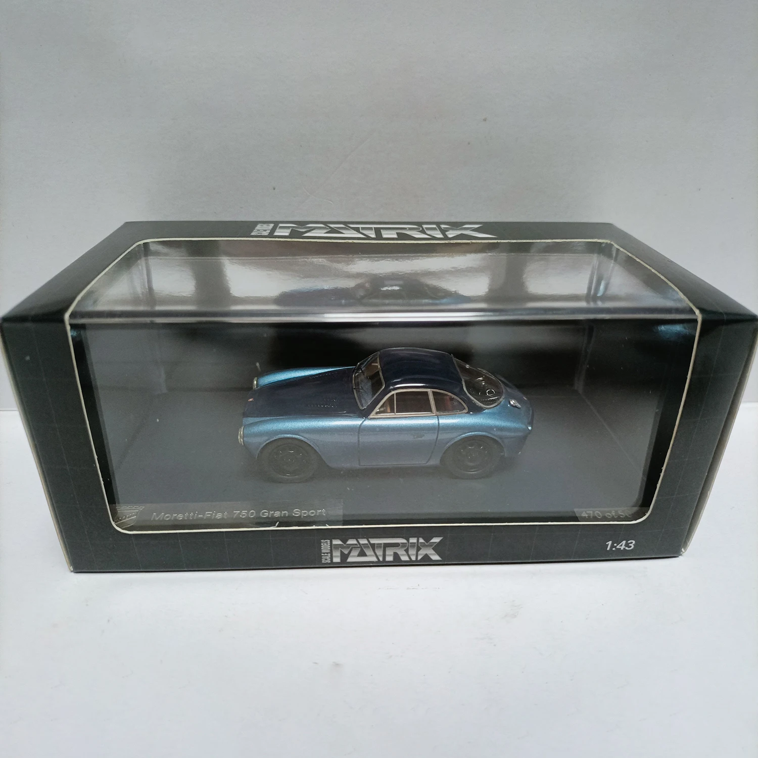 Matrix 1:43 Resin Blue Moretti Fiat 750 Model 5 Matrix 1:43 Resin Blue Moretti Fiat 750 Model - Image 5