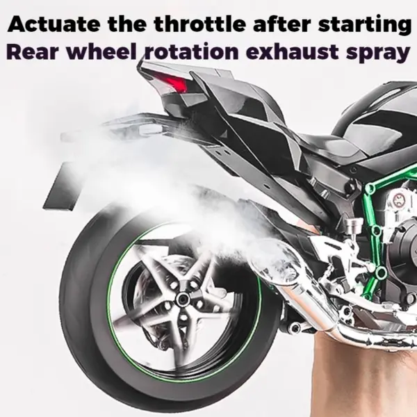 1:6 Kawasaki Ninja H2R Diecast Motorcycle Model - Image 4