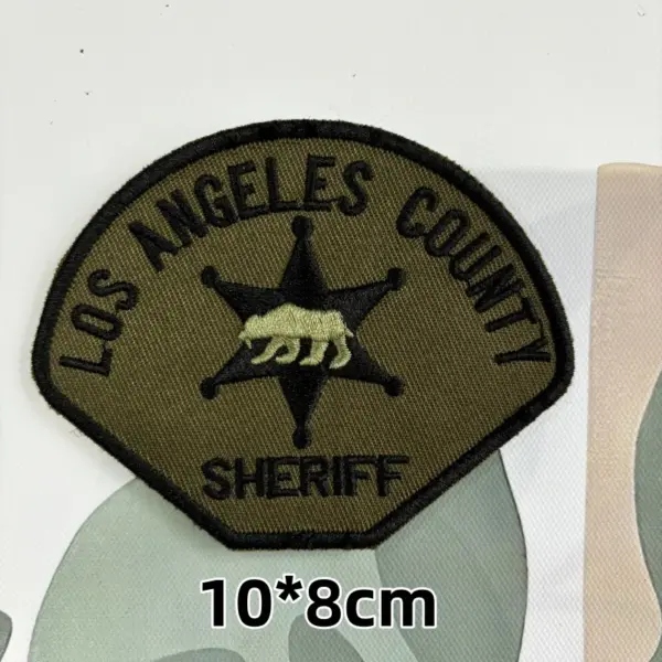 US SHERIFF Tactical Patch With Hook&Loop Badge - Image 7