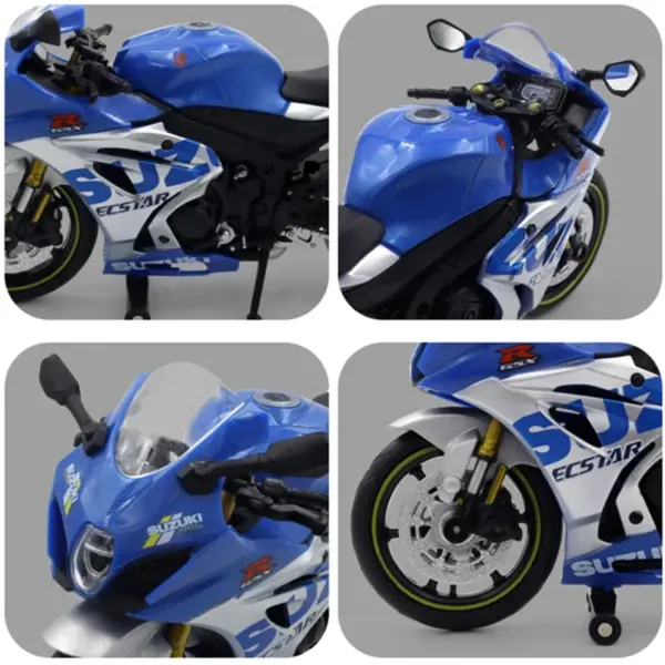1:12 Suzuki GSX-R1000R Alloy Motorcycle Model - Image 3