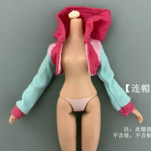 Doll Clothes Fur Top Coat for 11.5-inch Dolls - Image 31