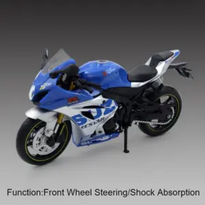 1:12 Scale Suzuki GSX-R1000R Motorcycle Model 15 S7ddd34d226c8452f9cc533e176d755aeX