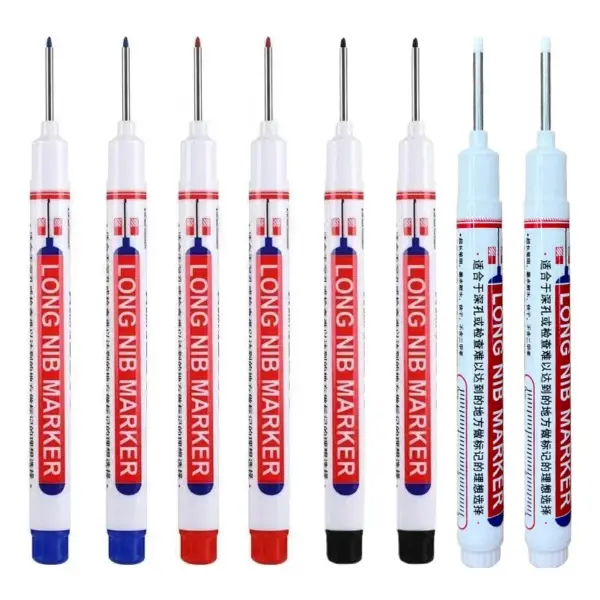 Deep Hole Long Nib Markers 8-Piece Set - Image 14