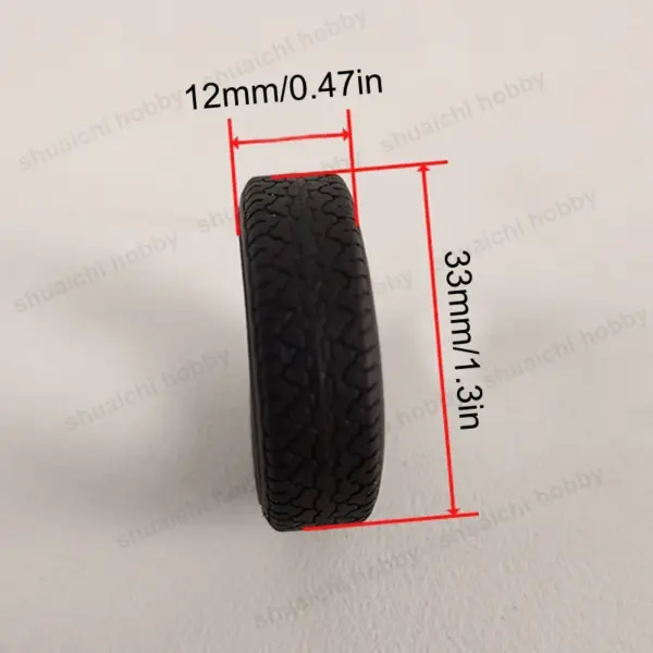 8PCS Rubber Tires for Model Ship and Boat - Image 2