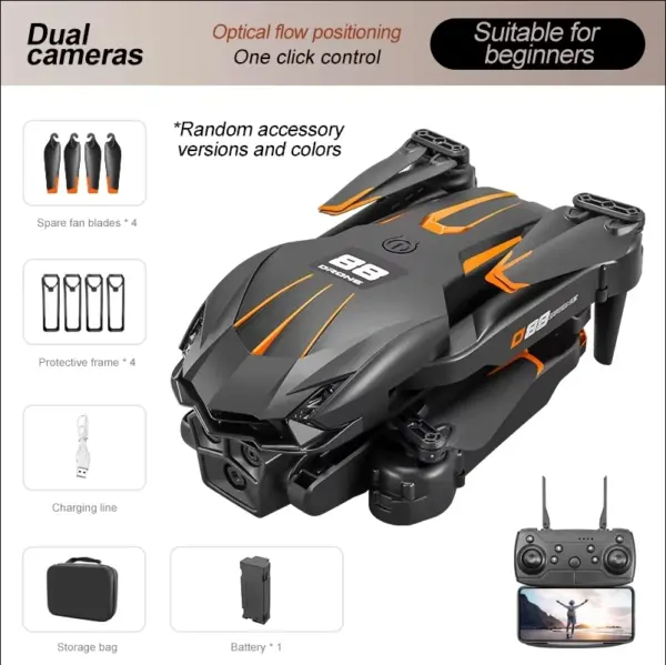 Lenovo D88 Foldable 8K HD Dual Camera Drone - Image 8