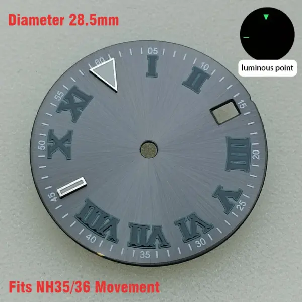28.5mm Luminous Watch Dial for NH35/NH36/8215/2836 - Image 15