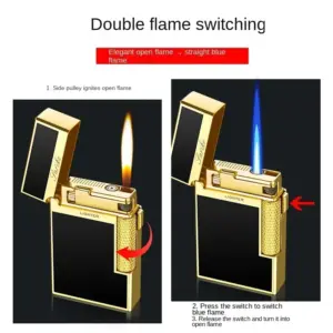 Metal Windproof Cigar Lighter Jet Torch For Men 22 S7e6231ec3f134ef0bd8060eaa7507475x
