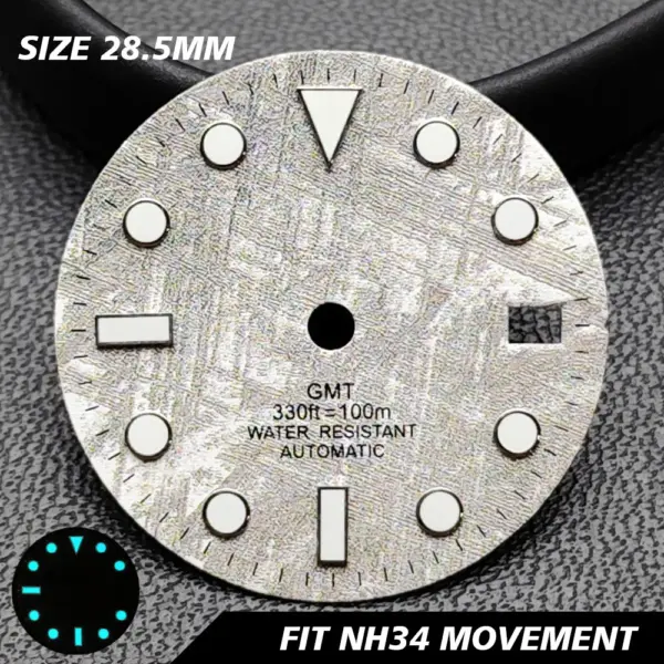 28.5mm GMT Calendar Watch Dial for NH34 NH35 Models - Image 31