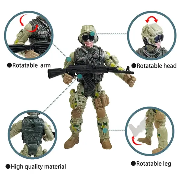 Military Snow Navy Action Figure Toy for Boys - Image 4