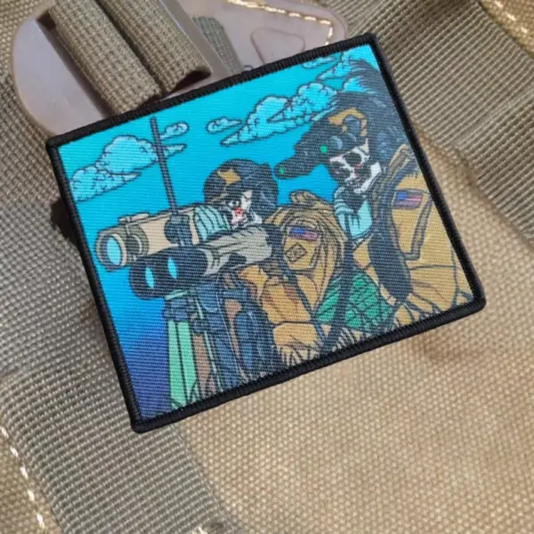 Skeleton Observer Tactical Patch for Clothing and Gear - Image 4