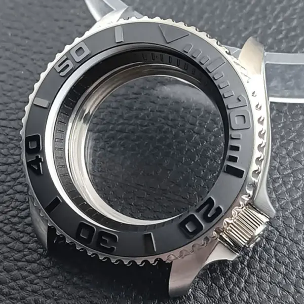 41.5mm Sapphire Crystal Watch Case for NH 35/36 Black Matte Finish - Image 58