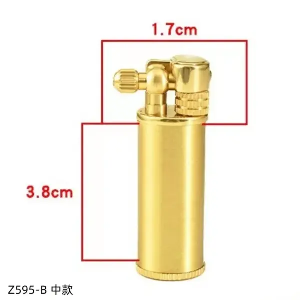 ZORRO Brass Kerosene Lighter Retro Portable Gadget - Image 18
