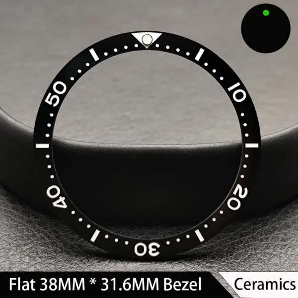 38mm Green Luminous Ceramic Watch Bezel Insert - Image 29