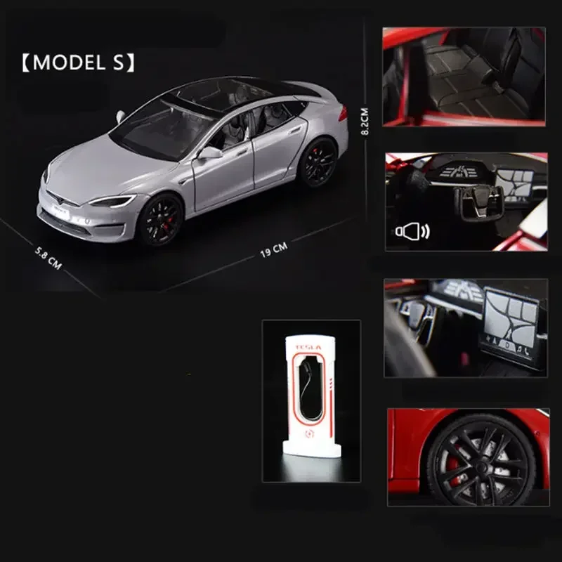 1:24 Tesla Roadster Toy Model 22 1:24 Tesla Roadster Toy Model - Image 22