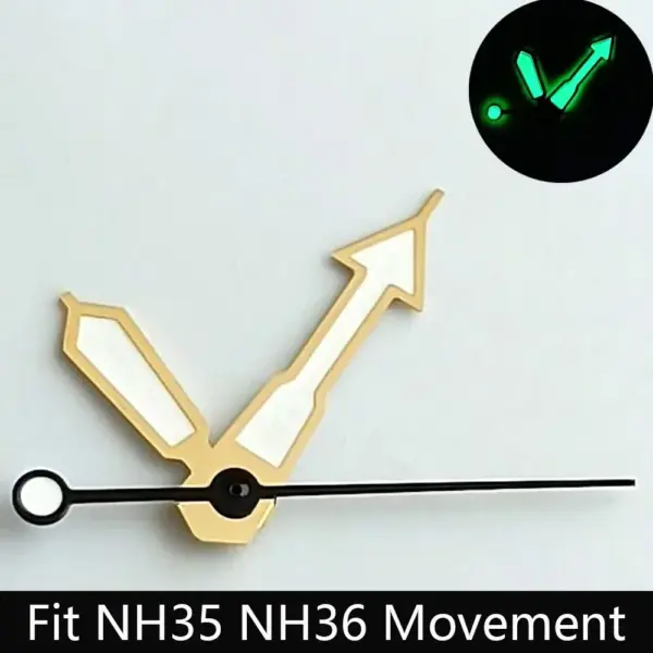 28.5mm Green/Black Dual Calendar Watch Dial for NH36 - Image 17