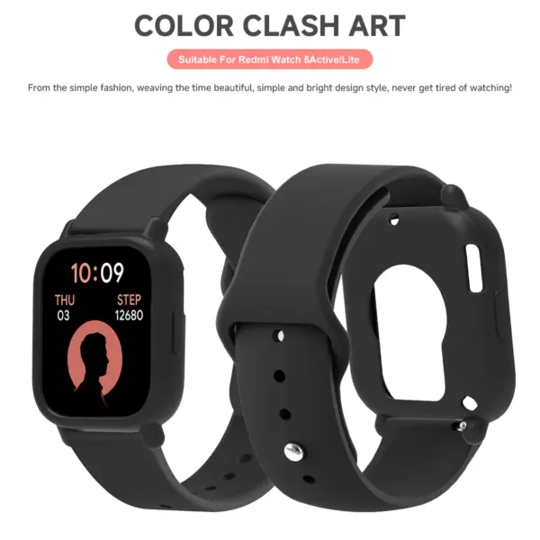 Redmi Watch 5 Active Silicone Strap & Case Bundle - Image 3