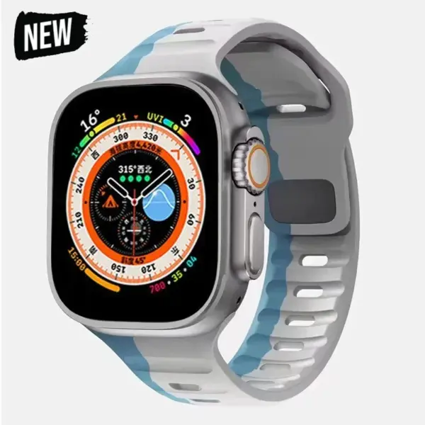Silicone Sport Band for Apple Watch Series 8-1 - Image 18