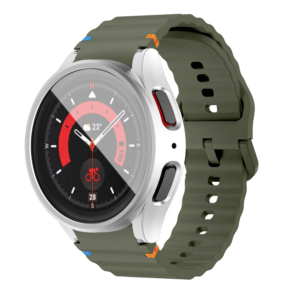 Silicone & PC Case for Samsung Galaxy Watch 7 19 Silicone & PC Case for Samsung Galaxy Watch 7 - Image 19