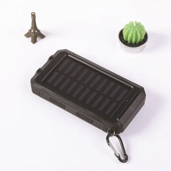 20000mAh Waterproof Solar Power Bank with Compass - Image 12