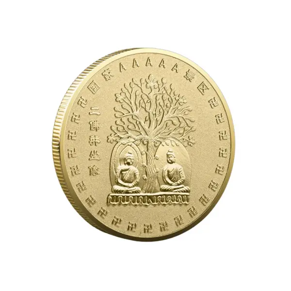 45MM Chinese Buddha Coins Souvenir Collection - Image 2