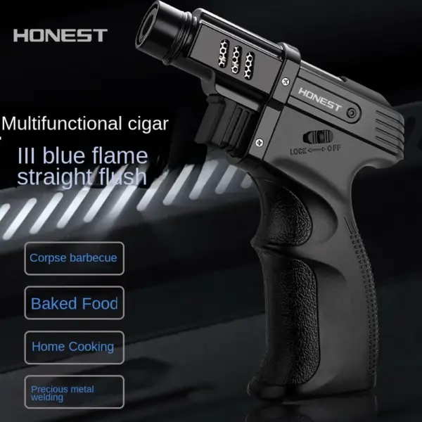 Honest Gas Lighter BBQ Torch Jet Spray Gun - Image 2