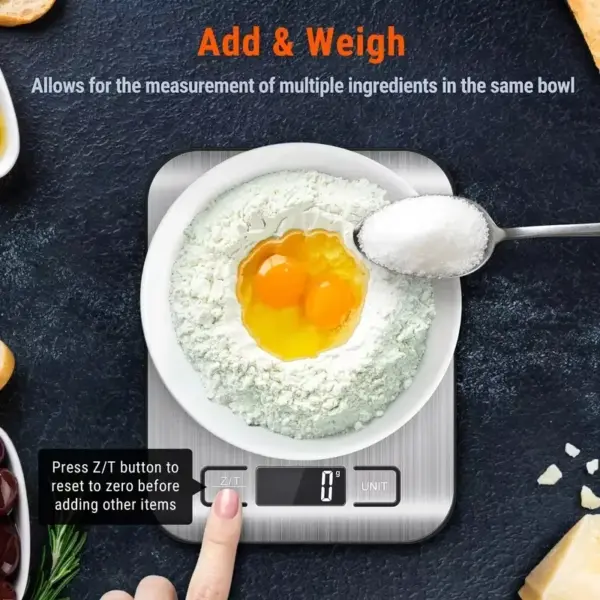 Xiaomi Digital Kitchen Scale Stainless Steel 5kg - Image 6