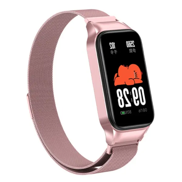 Magnetic Stainless Steel Bracelet & Case for Redmi Band 2 - Image 7