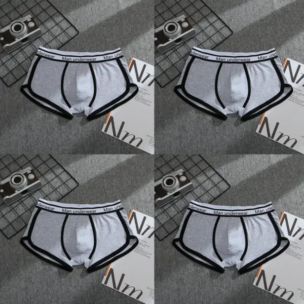 Men's Cotton Boxer Shorts Set, 4-Pack S-XL - Image 13