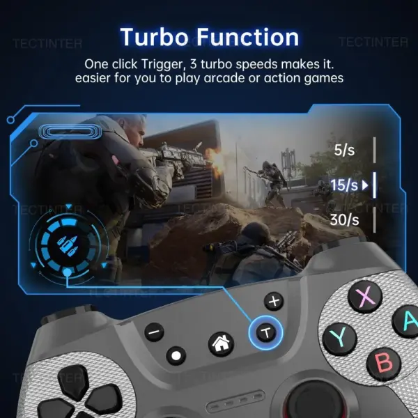 Wireless Switch Pro Controller with Bluetooth - Image 4