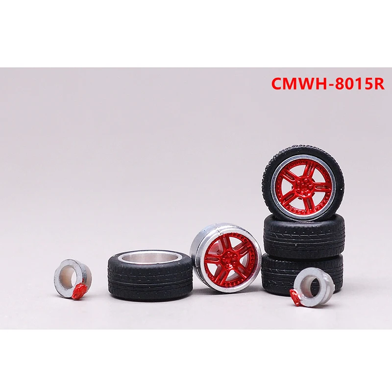 CM Model 1/64 Alloy Wheel & Tire Set for Model Cars 30 CM Model 1/64 Alloy Wheel & Tire Set for Model Cars - Image 30