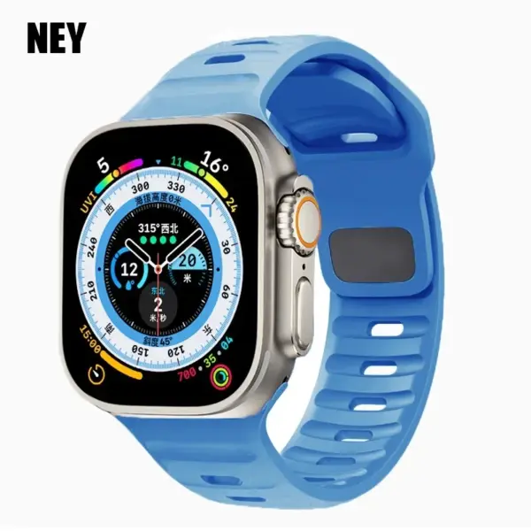 Silicone Sport Band for Apple Watch Series 8-1 - Image 12