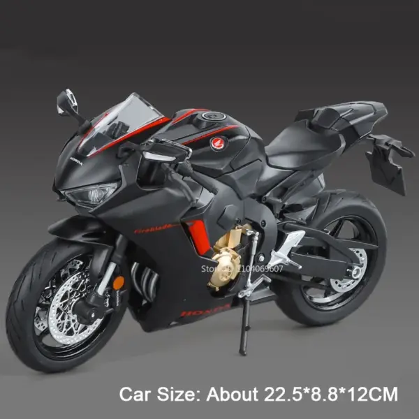 1:9 R1M HONDA CBR1000RR Diecast Motorcycle Model for Kids - Image 10
