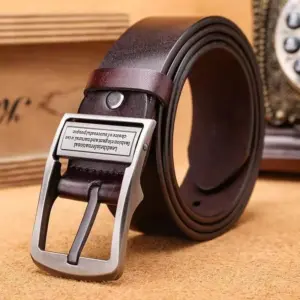 Luxury Leather Men’s Belt with Metal Pin Buckle 11 S815ab24a76674de59b6af8af8c8c4f28w
