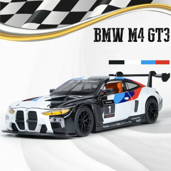 BMW M4 GT3 1:24 Alloy Diecast Car - Image 13