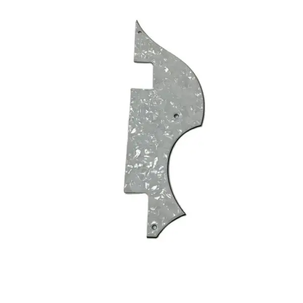 White MOP Violin and Jazz Bass Pickguard Set - Image 7
