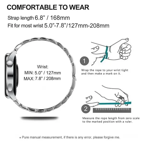 Stainless Steel Strap for Huawei Watch GT5/GT4 - Image 3