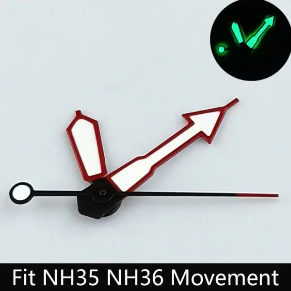 28.5mm Green/Black Dual Calendar Watch Dial for NH36 - Image 39