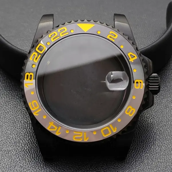 GMT 40.5MM Bidirectional Sapphire Watch Case for NH34 NH35 - Image 32