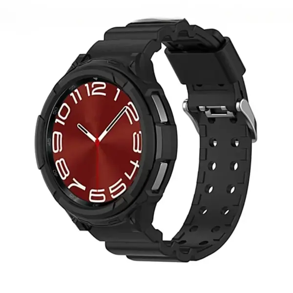 Silicone Strap and Screen Cover for Samsung Galaxy Watch 6 Classic - Image 3