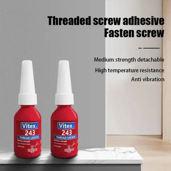 Red Threadlocker Screw Locking Agent 243 - Image 5